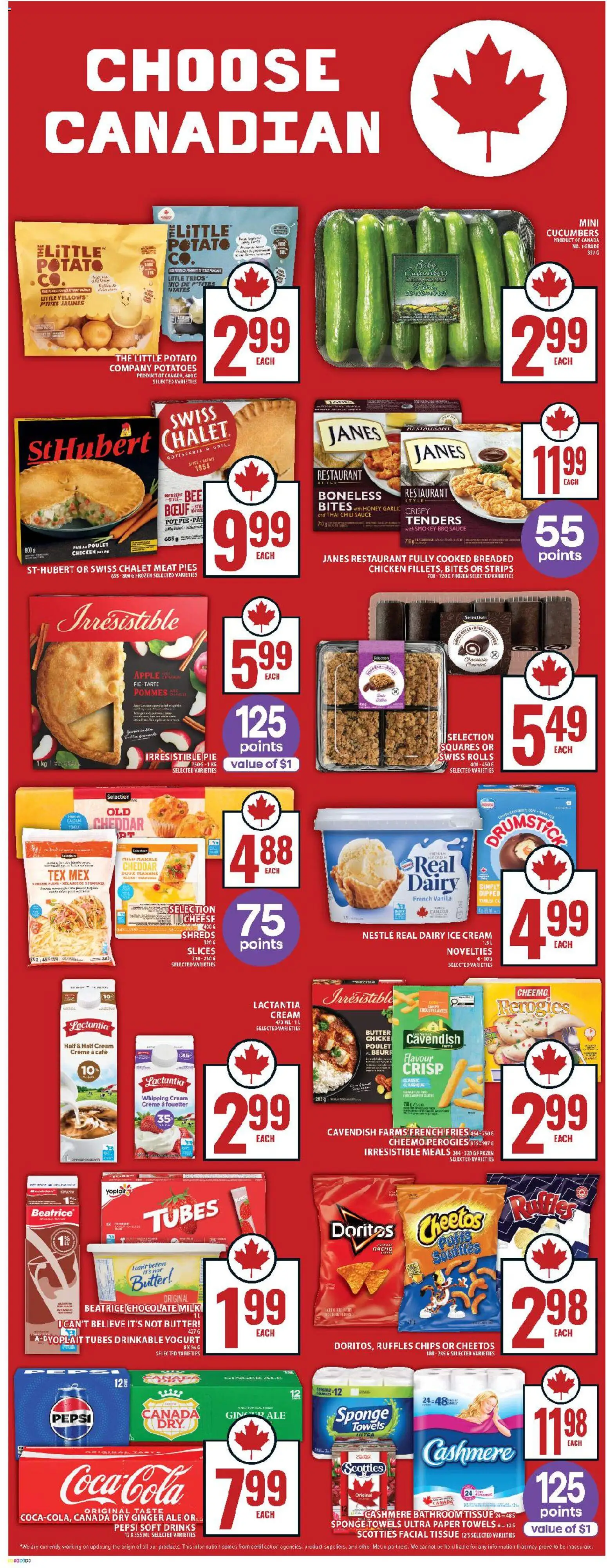 Food Basics flyer valid from 02.04.2026 | Page: 6 | Products: Ice cream, Grill, Butter, Cheese
