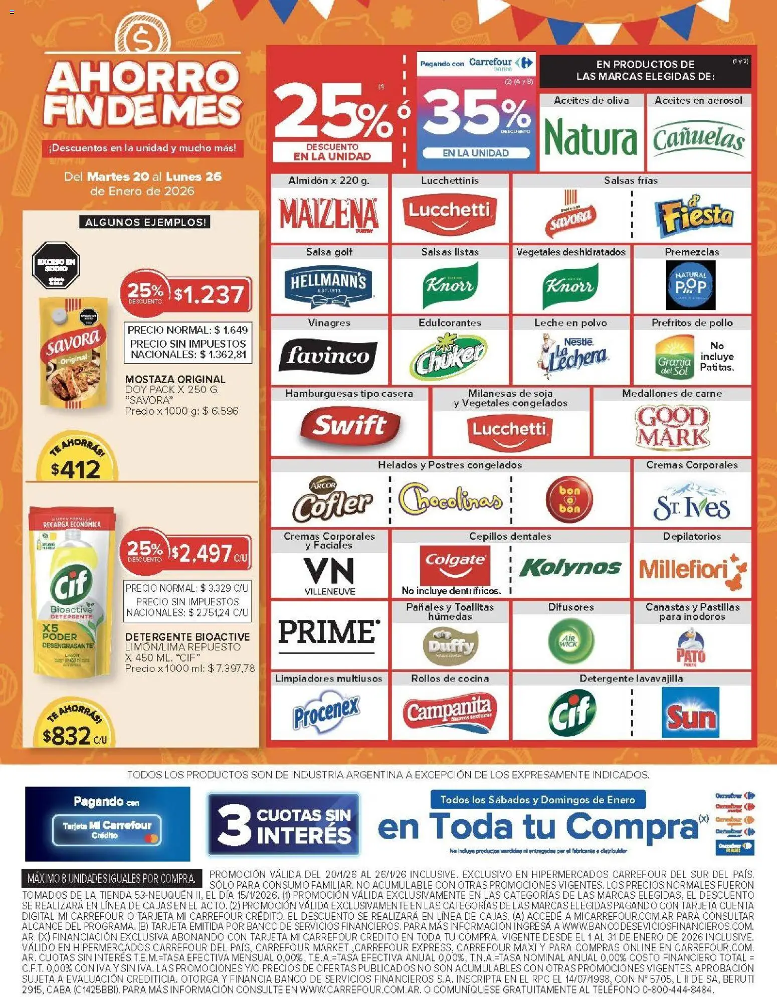 Carrefour ofertas │ válido desde el 20.01.2026 | Página: 11 | Productos: Teléfono, Pollo, Leche en polvo, Oliva