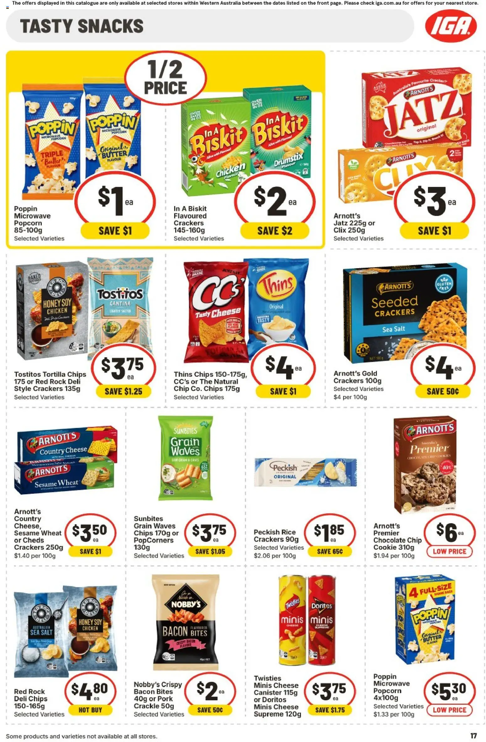 IGA catalogue - valid from 07.01.2026 | Page: 20 | Products: Bacon, Pork, Chips, Popcorn