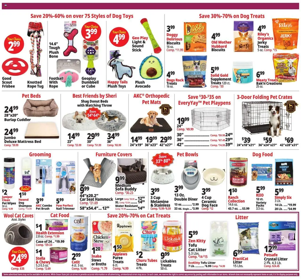Ocean State Job Lot Weekly Ad - MA - valid from 16.10.2025 | Page: 15 | Products: Dog Food, Cat Litter, Brush, Avocado