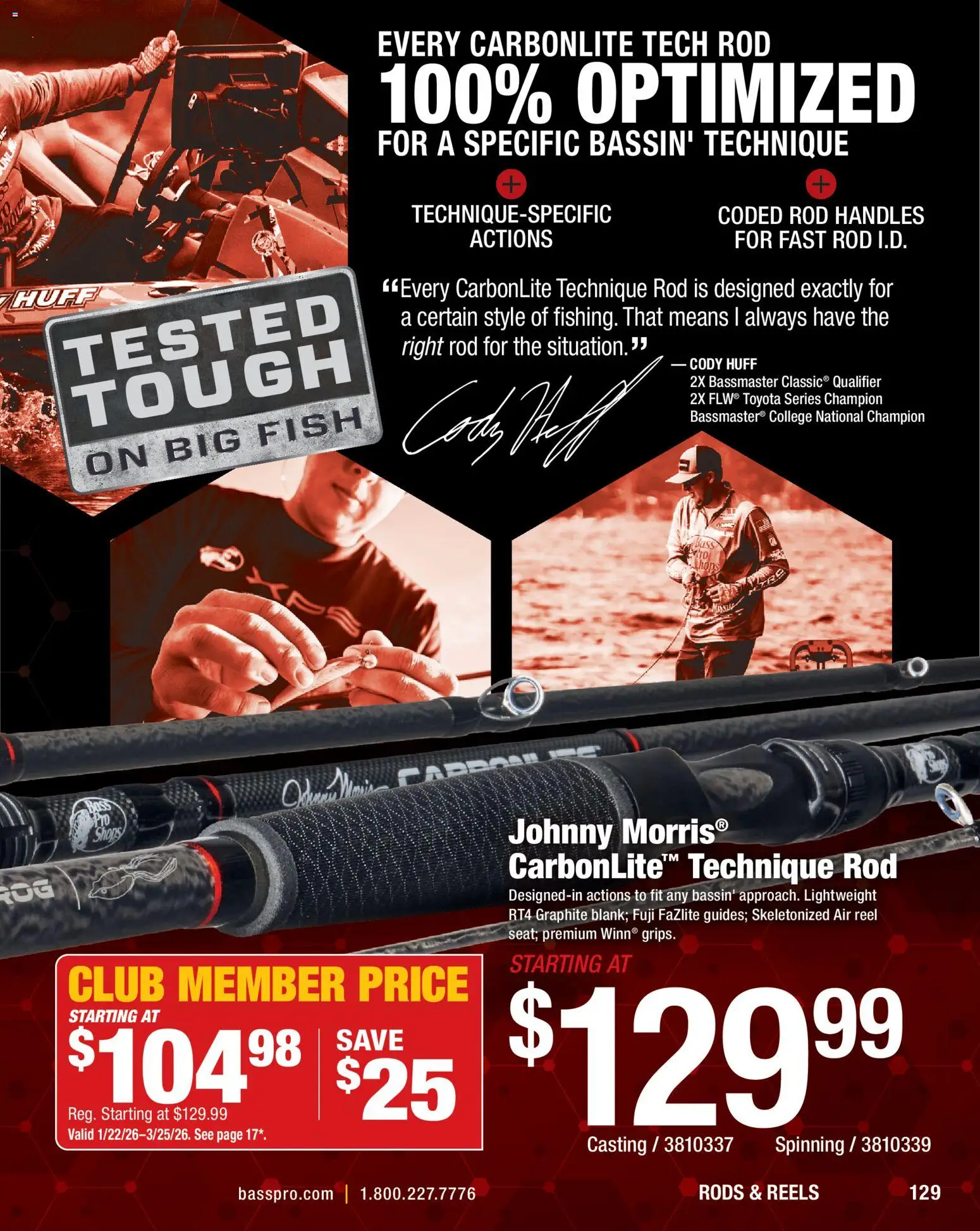 Cabela's Spring Fishing Master 26 - valid from 22.01.2026 | Page: 129