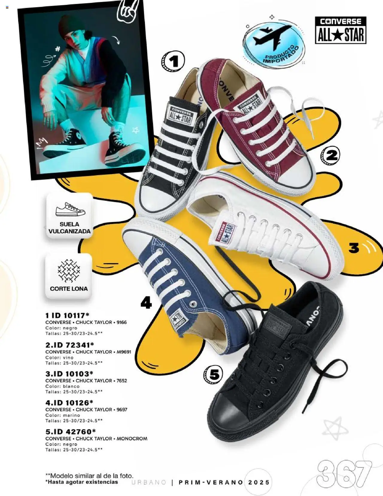 Nuevas ofertas de Price Shoes válidas en toda la República Mexicana desde el 24.01.2025. ¡Encuentra las mejores ofertas en Price Shoes catálogo Urbano! | Página: 367 | Productos: Lona, Vino