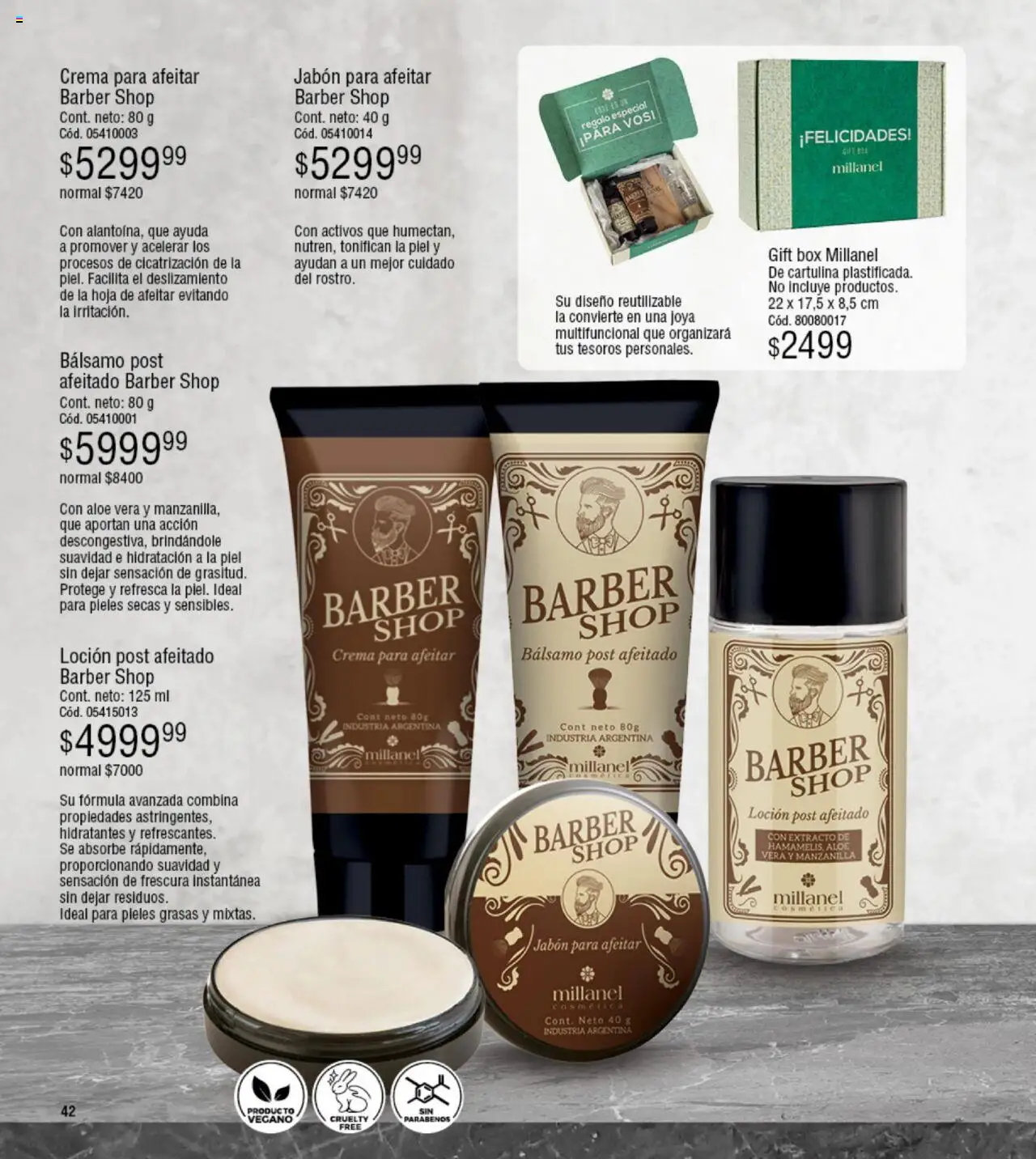 Millanel catálogo │ válido desde el 18.08.2025 | Página: 42 | Productos: Jabón, Loción, Bálsamo, Crema