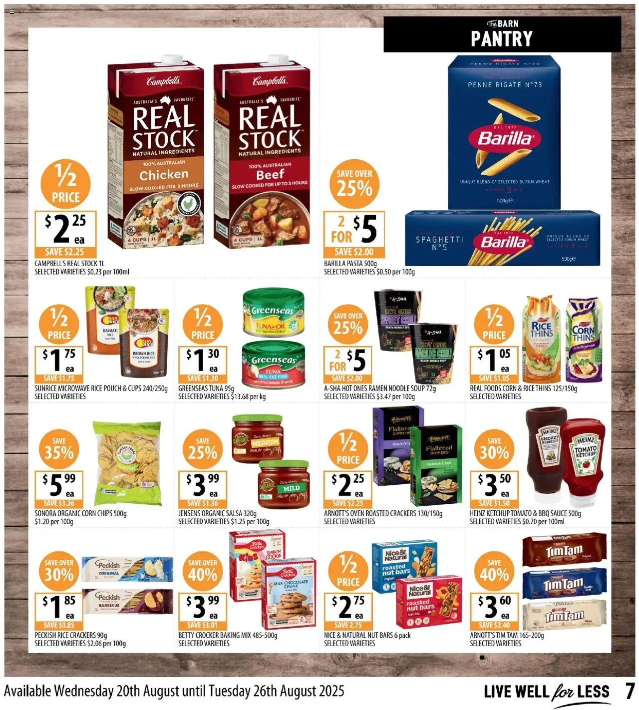 Supabarn catalogue - valid from 20.08.2025 | Page: 7 | Products: Chicken, Rice, Beef, Wheat