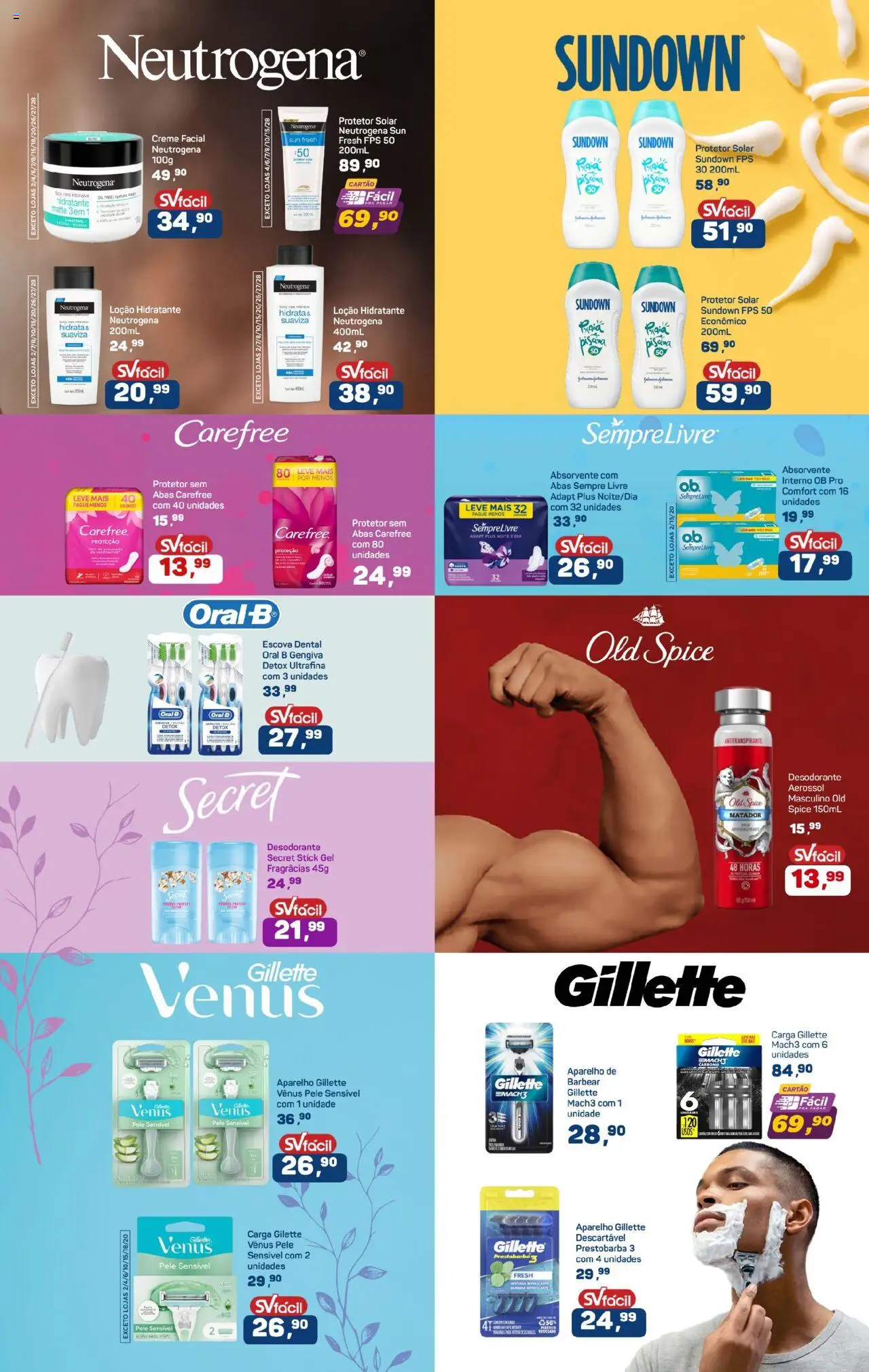 Supermercados São Vicente Folheto - válido de 15.10.2025 | Página: 5 | Produtos: Escova, Protetor solar, Creme, Piscina