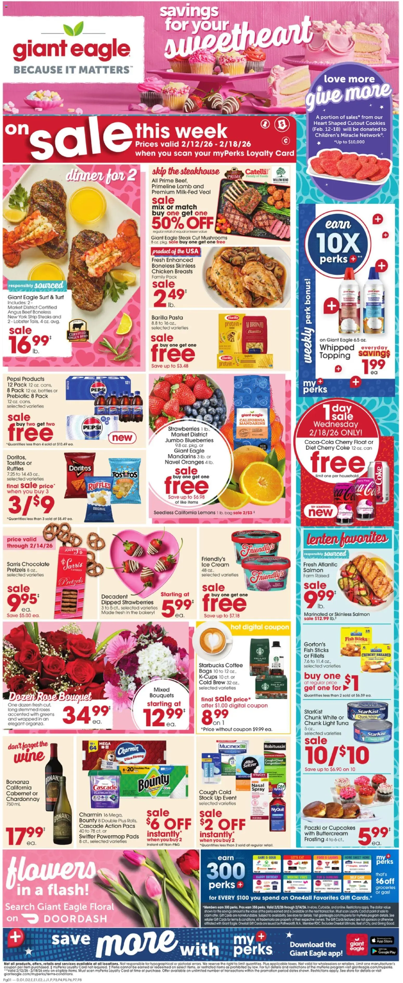 Giant Eagle Weekly Ad - valid from 12.02.2026 | Page: 1