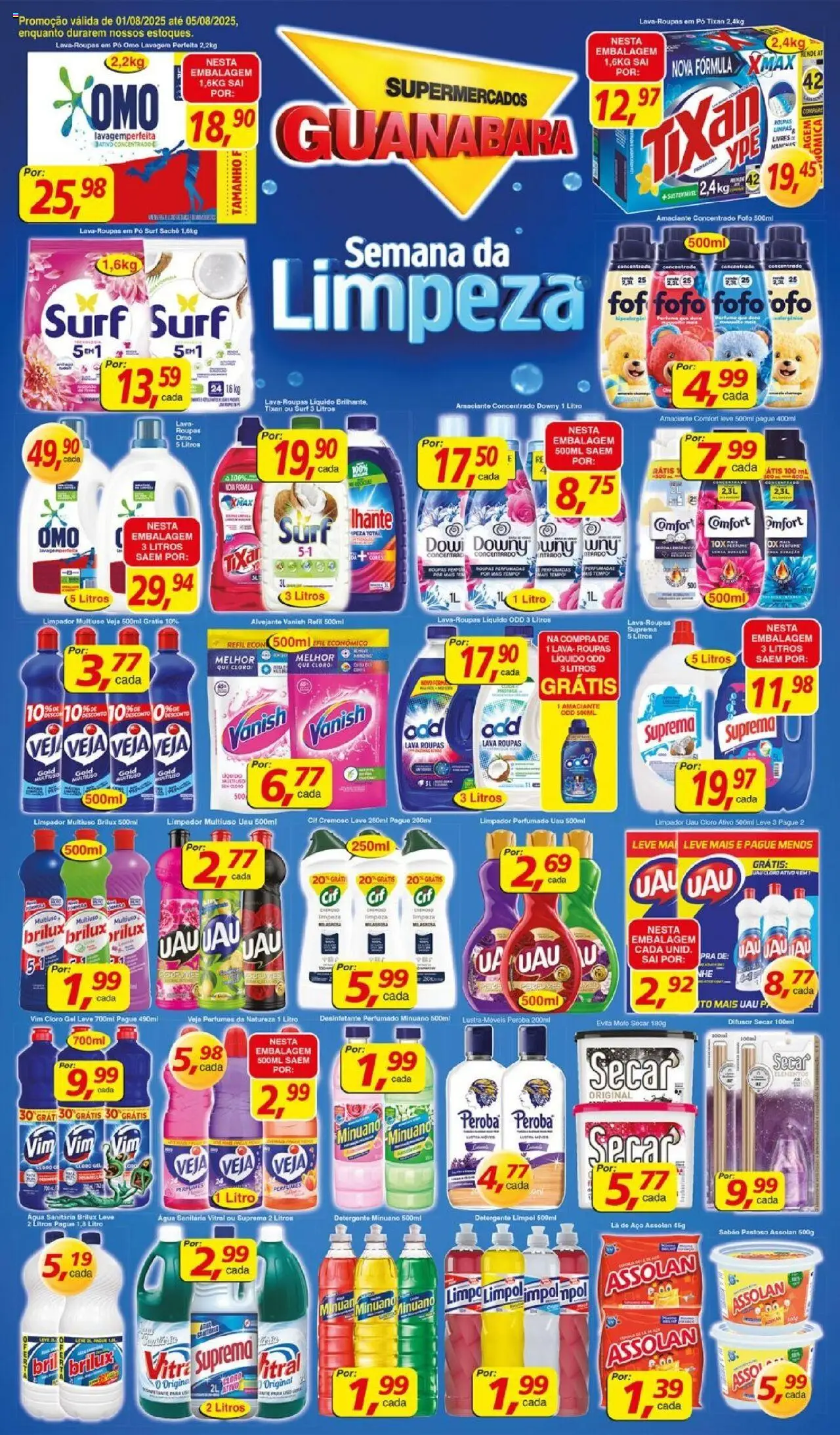 Supermercados Guanabara Folheto - válido de 01.08.2025 | Página: 1