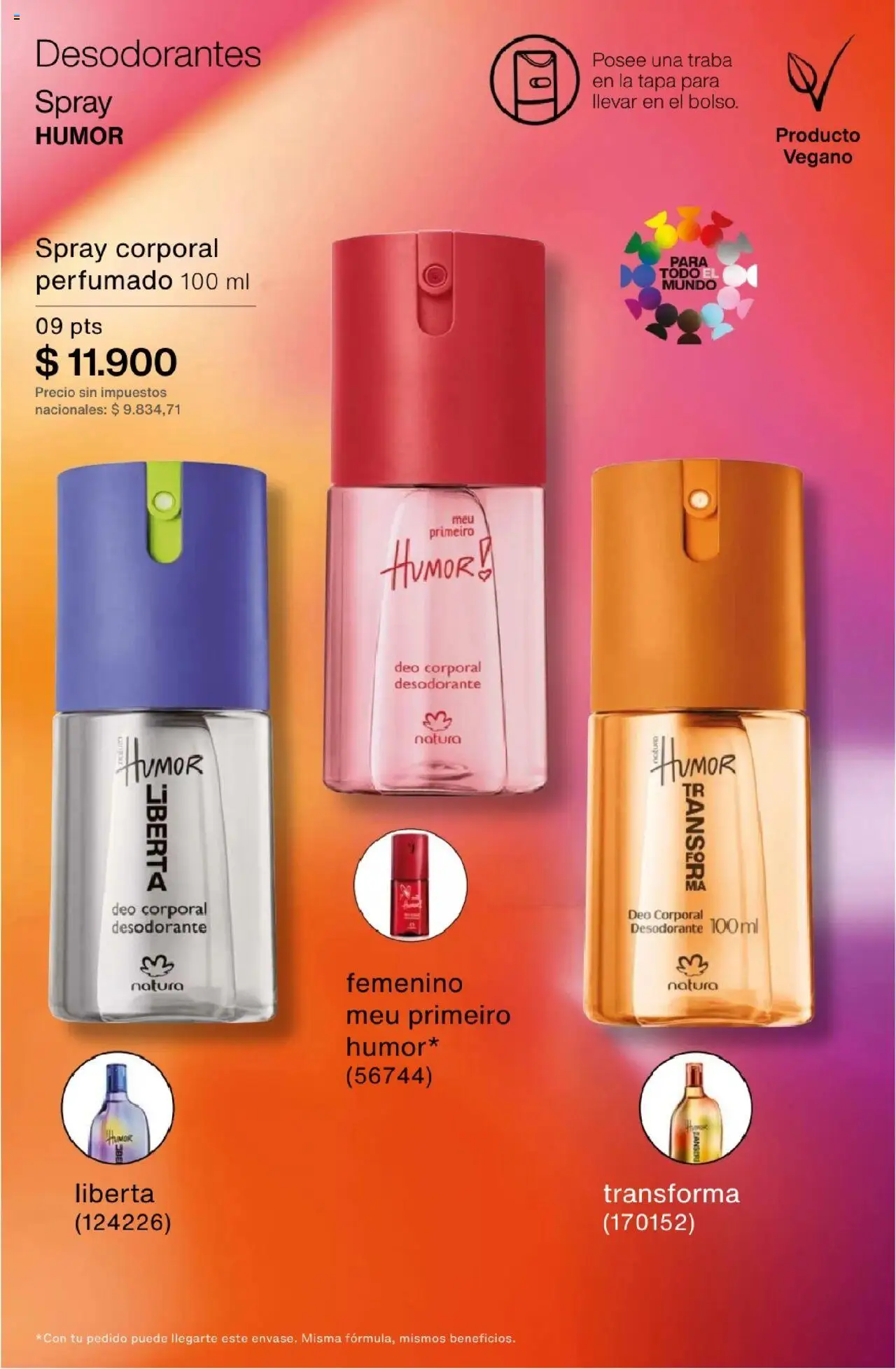 Natura - Catálogo Ciclo 15 │ válido desde el 01.10.2025 | Página: 207 | Productos: Desodorante