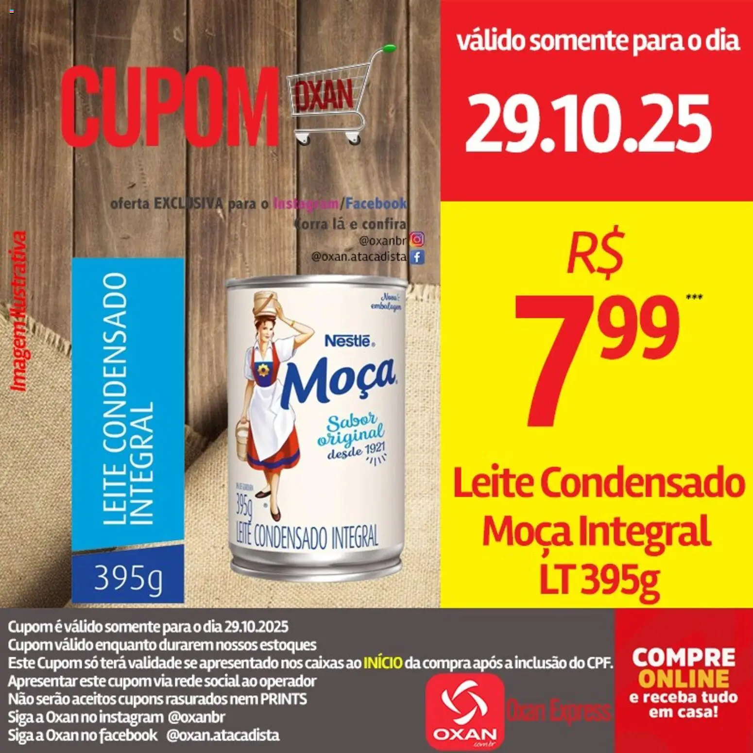 Oxan Atacadista Folheto - válido de 29.10.2025 | Página: 8 | Produtos: Leite, Leite condensado
