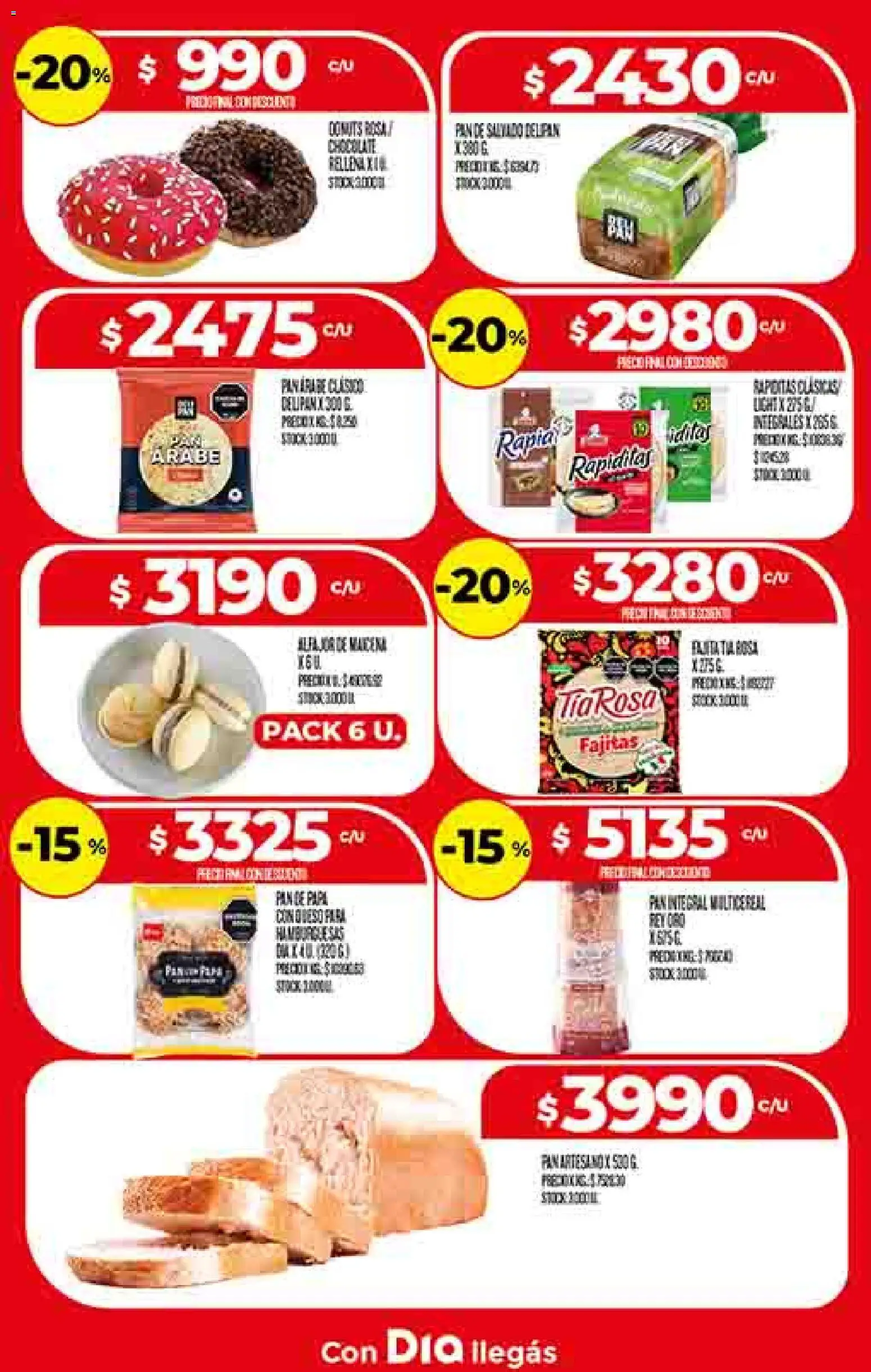 Supermercado DIA Ofertas │ válido desde el 04.03.2026 | Página: 14 | Productos: Pan, Chocolate, Alfajor