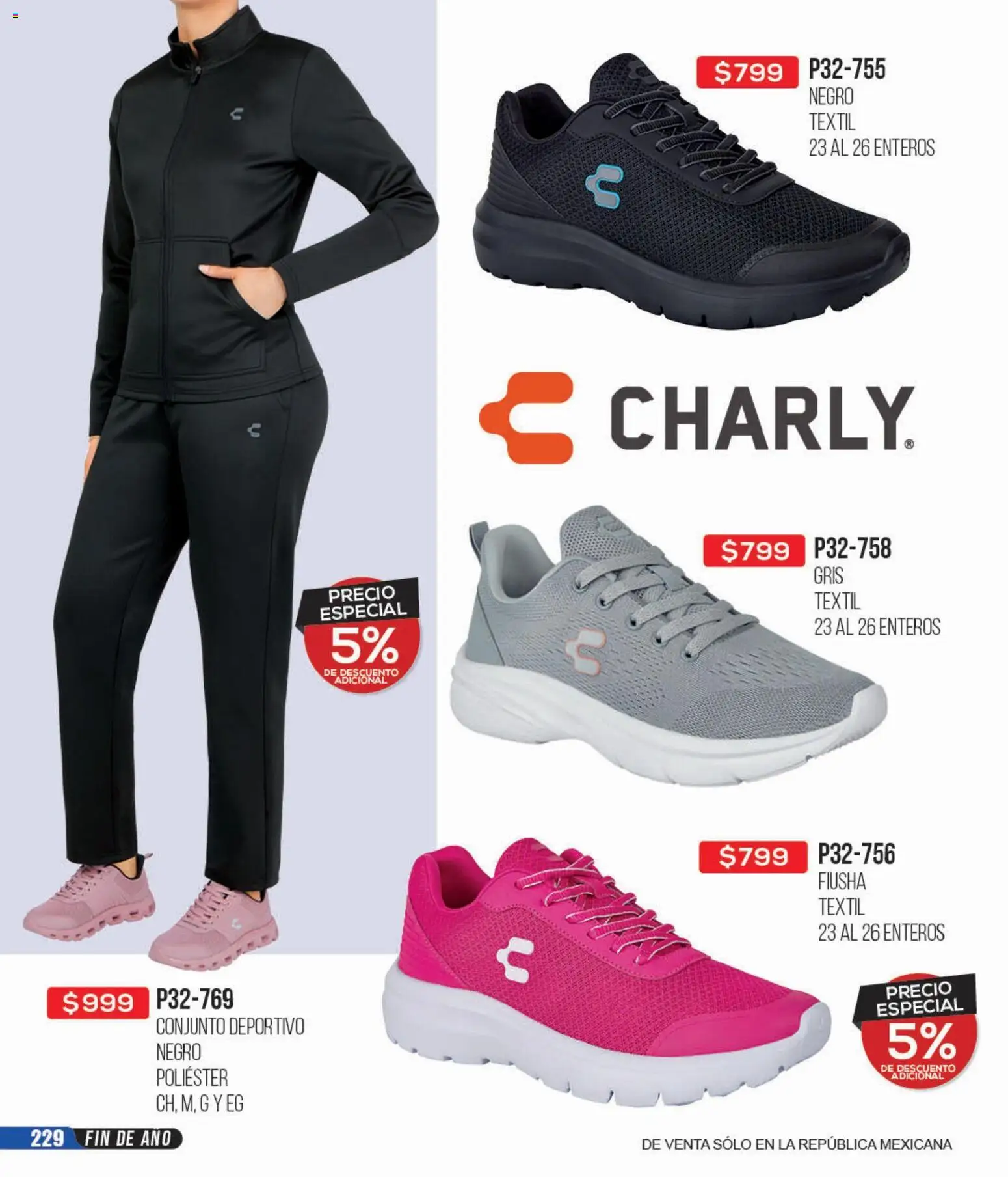 Nuevas ofertas de Cklass válidas en toda la República Mexicana desde el 02.01.2026. ¡Encuentra las mejores ofertas en Cklass catálogo Rebajas Inicio de Año Calzado! | Página: 230 | Productos: Conjunto