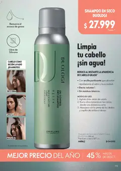 Oriflame catálogo -  Vista previa de la revista de la tienda Oriflame valido desde el 18.04.2026 | Página: 115 | Productos: Agua, Shampoo