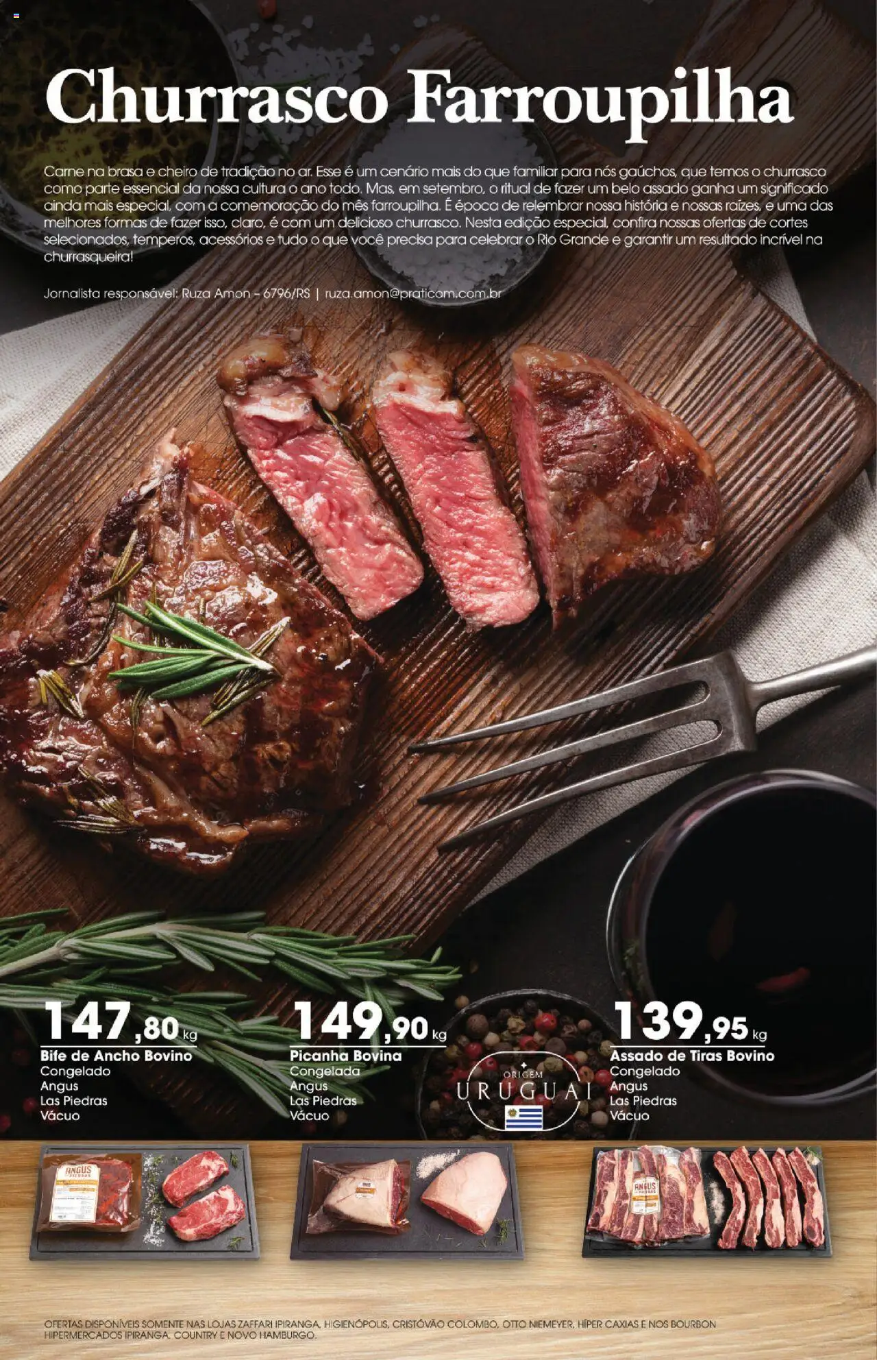 Zaffari Folheto - válido de 11.09.2025 | Página: 2 | Produtos: Picanha, Carne, Bourbon, Churrasqueira