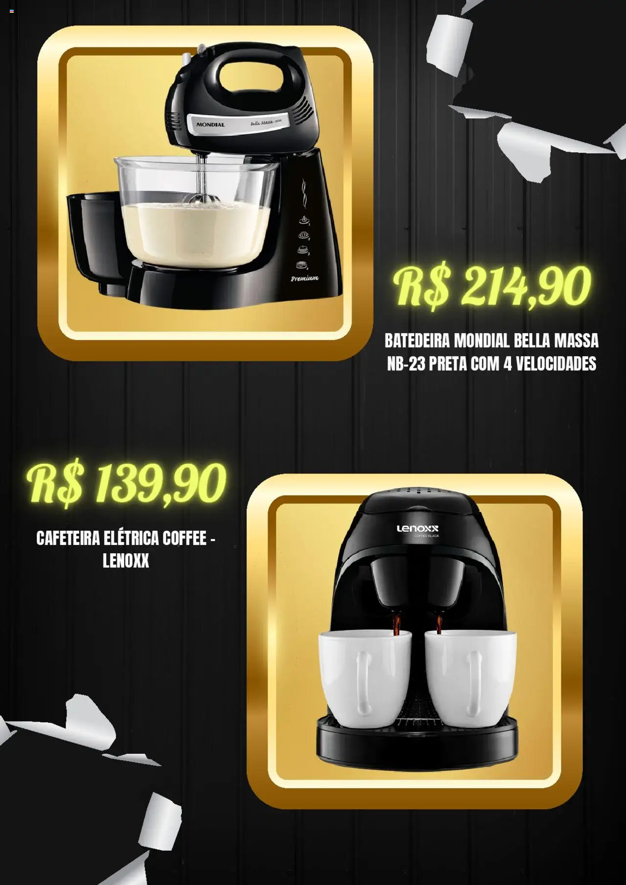Preçolandia Folheto - válido de 19.08.2025 | Página: 6 | Produtos: Batedeira, Cafeteira, Massa