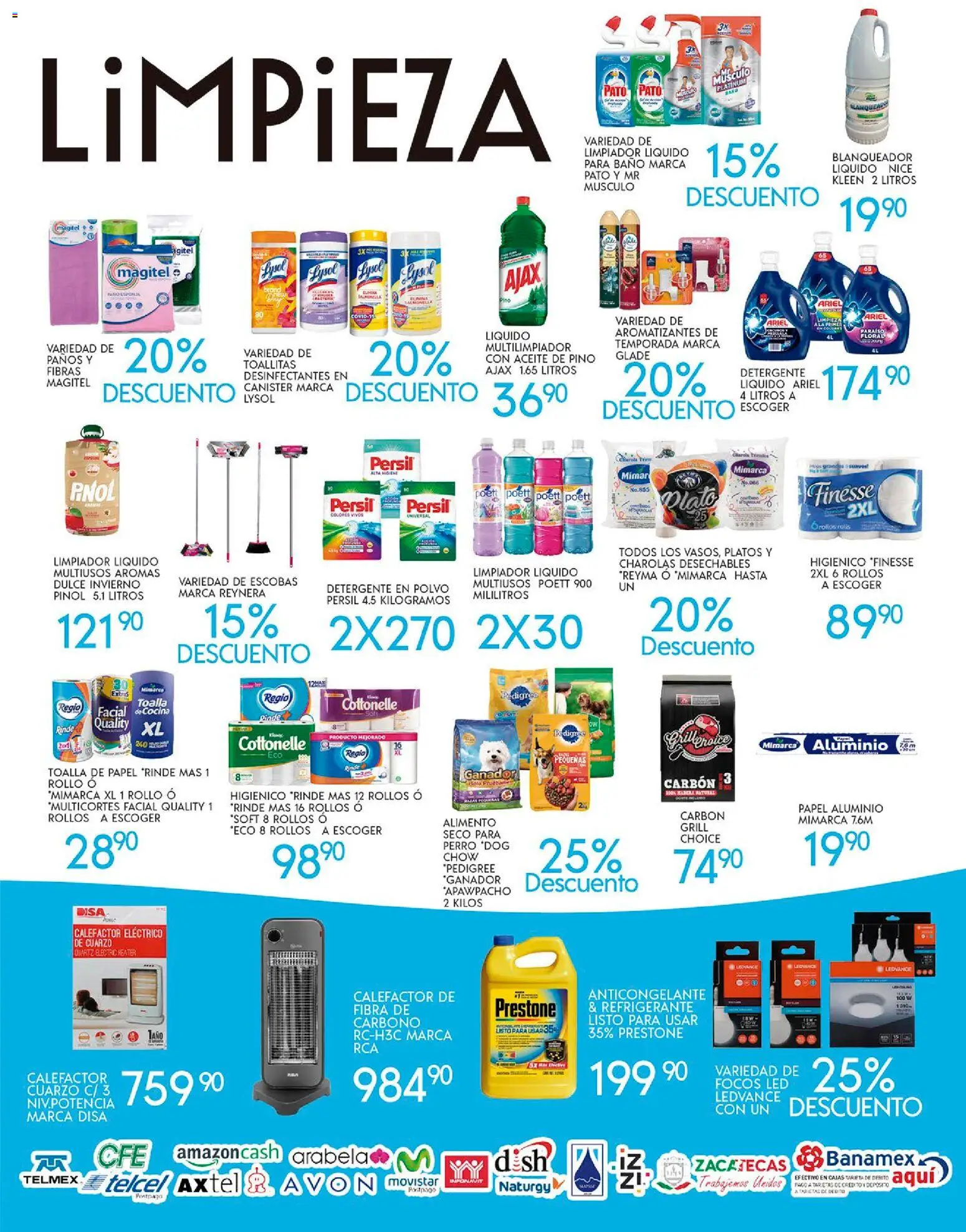 Nuevas ofertas de Alsuper válidas en toda la República Mexicana desde el 07.11.2025. ¡Encuentra las mejores ofertas en Alsuper folleto Zacatecas! | Página: 5 | Productos: Detergente, Cocina, Baño, Wok