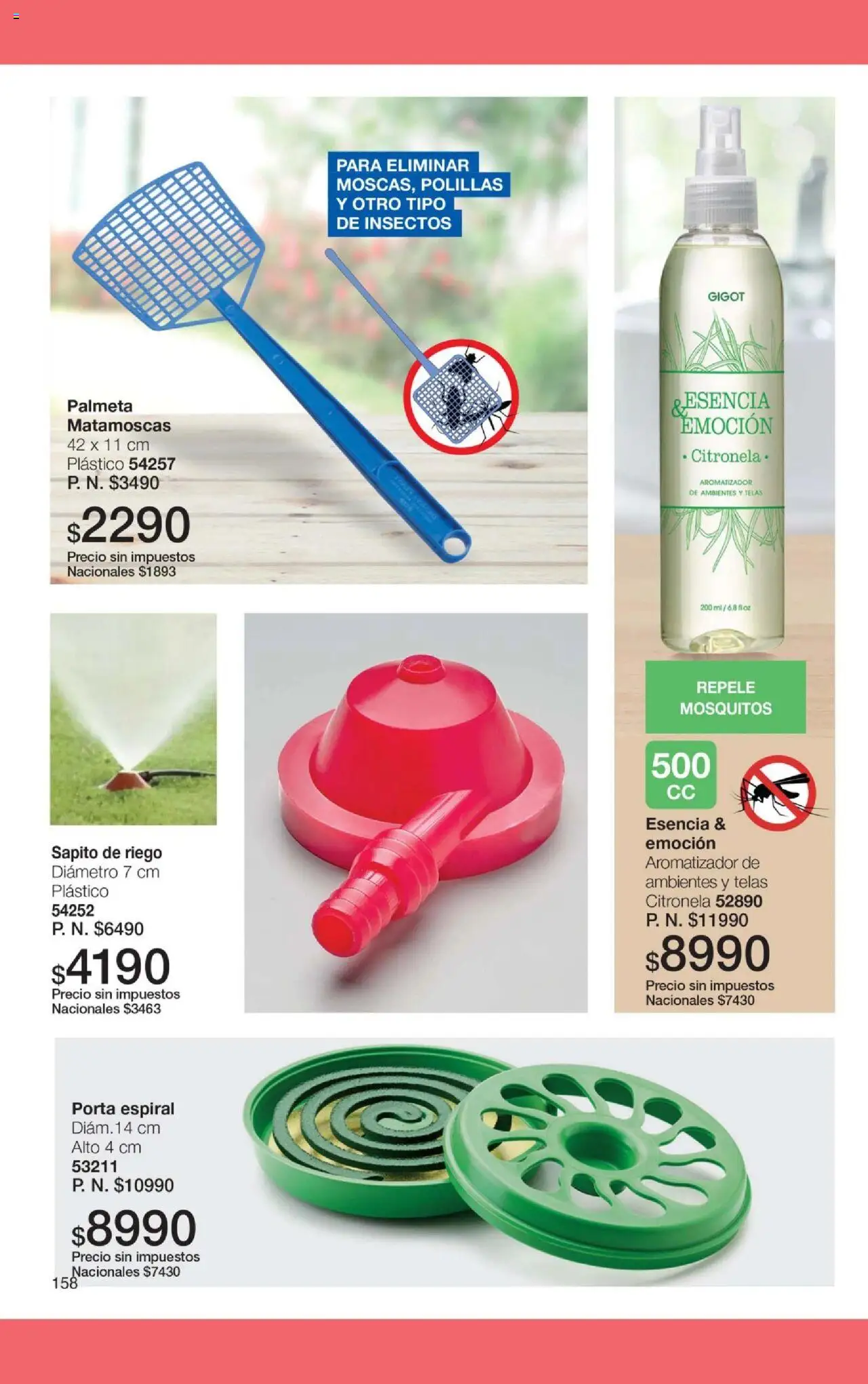 Gigot catálogo │ válido desde el 01.10.2025 | Página: 164 | Productos: Aromatizador, Citronela