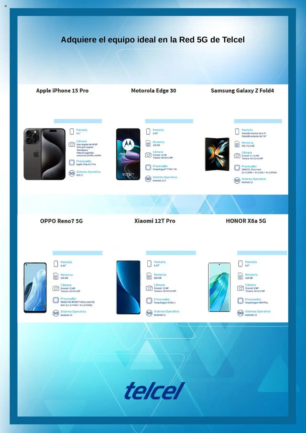 Nuevas ofertas de Telcel válidas en toda la República Mexicana desde el 08.08.2025. ¡Encuentra las mejores ofertas en Telcel - Catálogo! | Página: 4 | Productos: Cámara