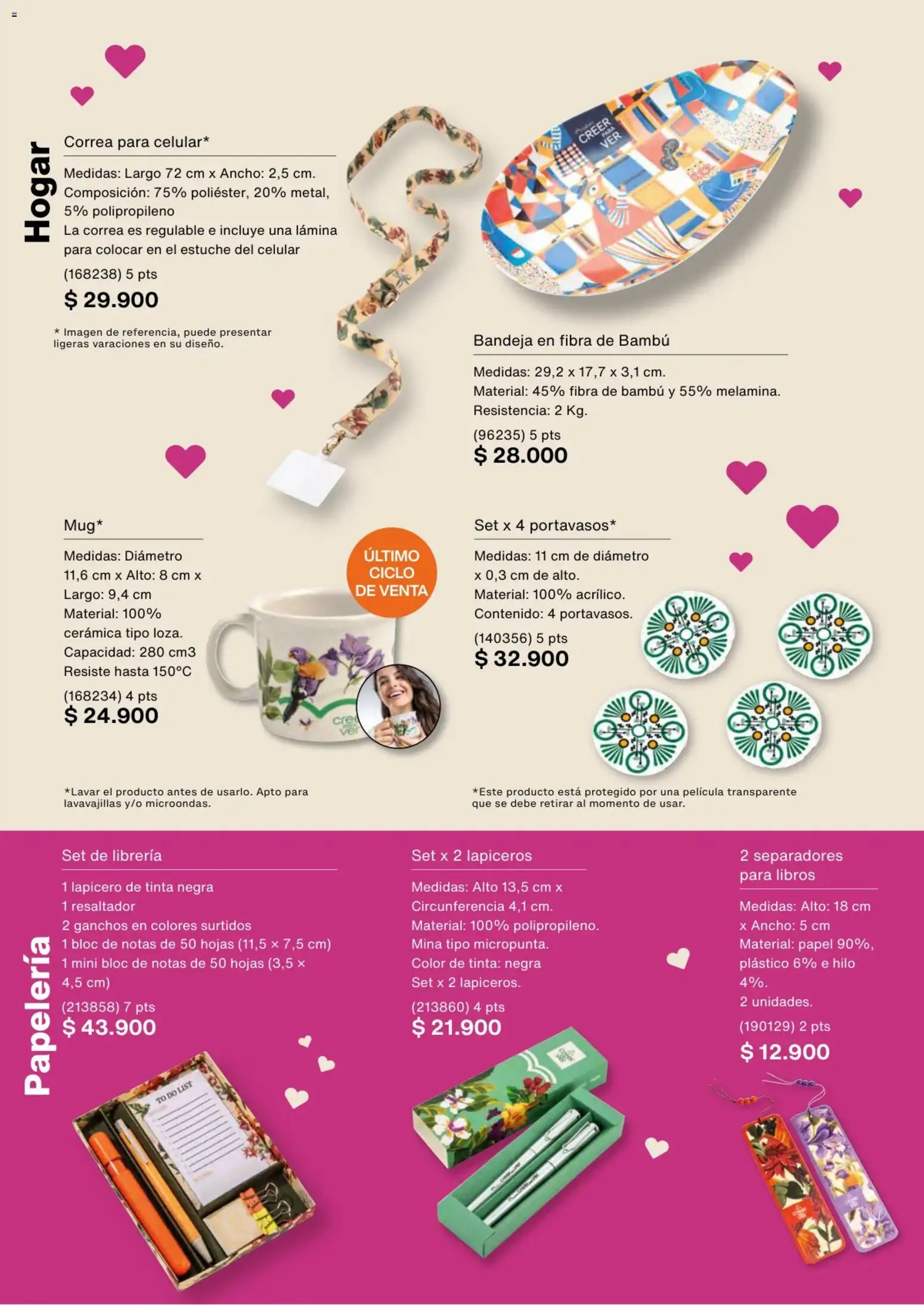 Natura revista - valida desde el 01.02.2026 | Página: 165 | Productos: Estuche, Bandeja, Lavavajillas, Cerámica