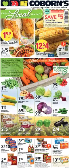 Preview of Coborn's weekly ads valid from 17.08.2025