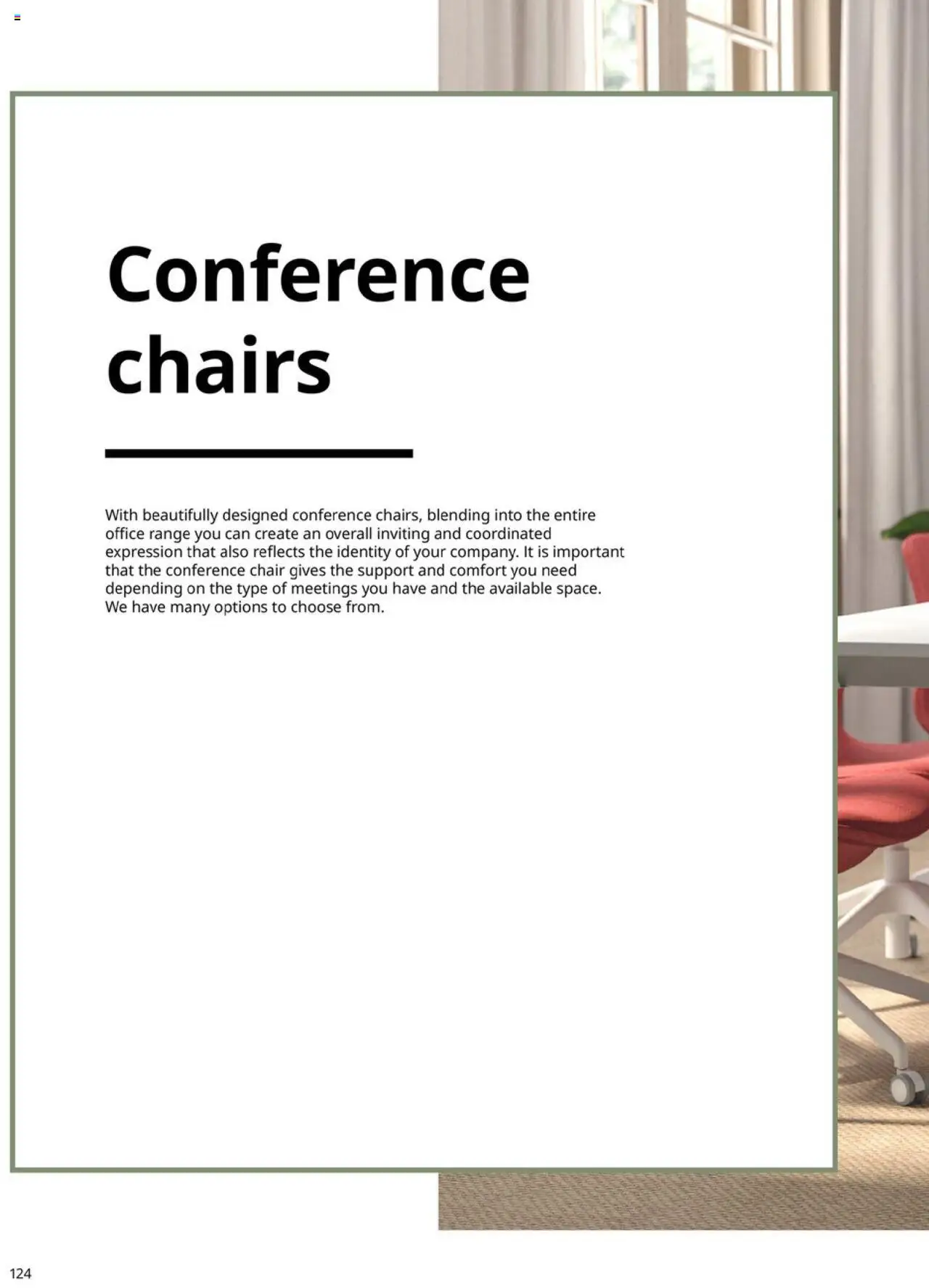 IKEA Office Brochure 2025 - valid from 01.03.2025 | Page: 124 | Products: Chair