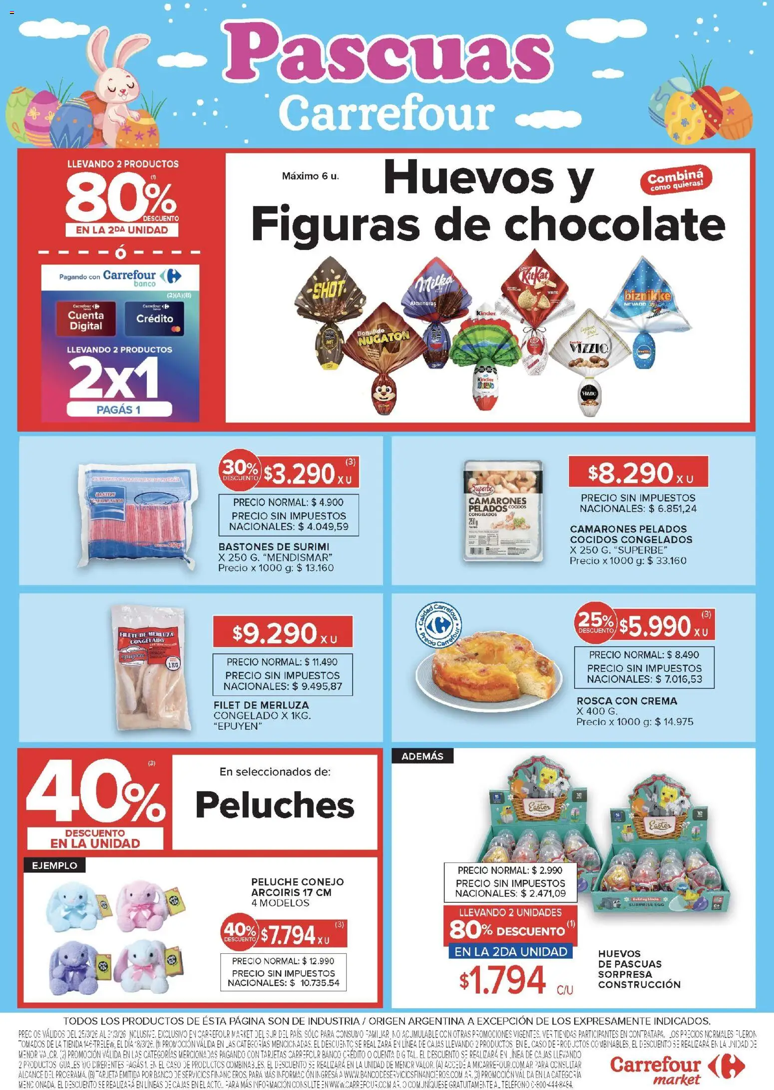 Carrefour Market catálogo │ válido desde el 25.03.2026 | Página: 2 | Productos: Teléfono, Huevos, Chocolate, Crema