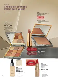 Eudora - Revista 03/2026 - Pré-Visualização do folheto da loja Eudora, válido de 26.01.2026 | Página: 12 | Produtos: Blush, Batom, Primer, Bronzer