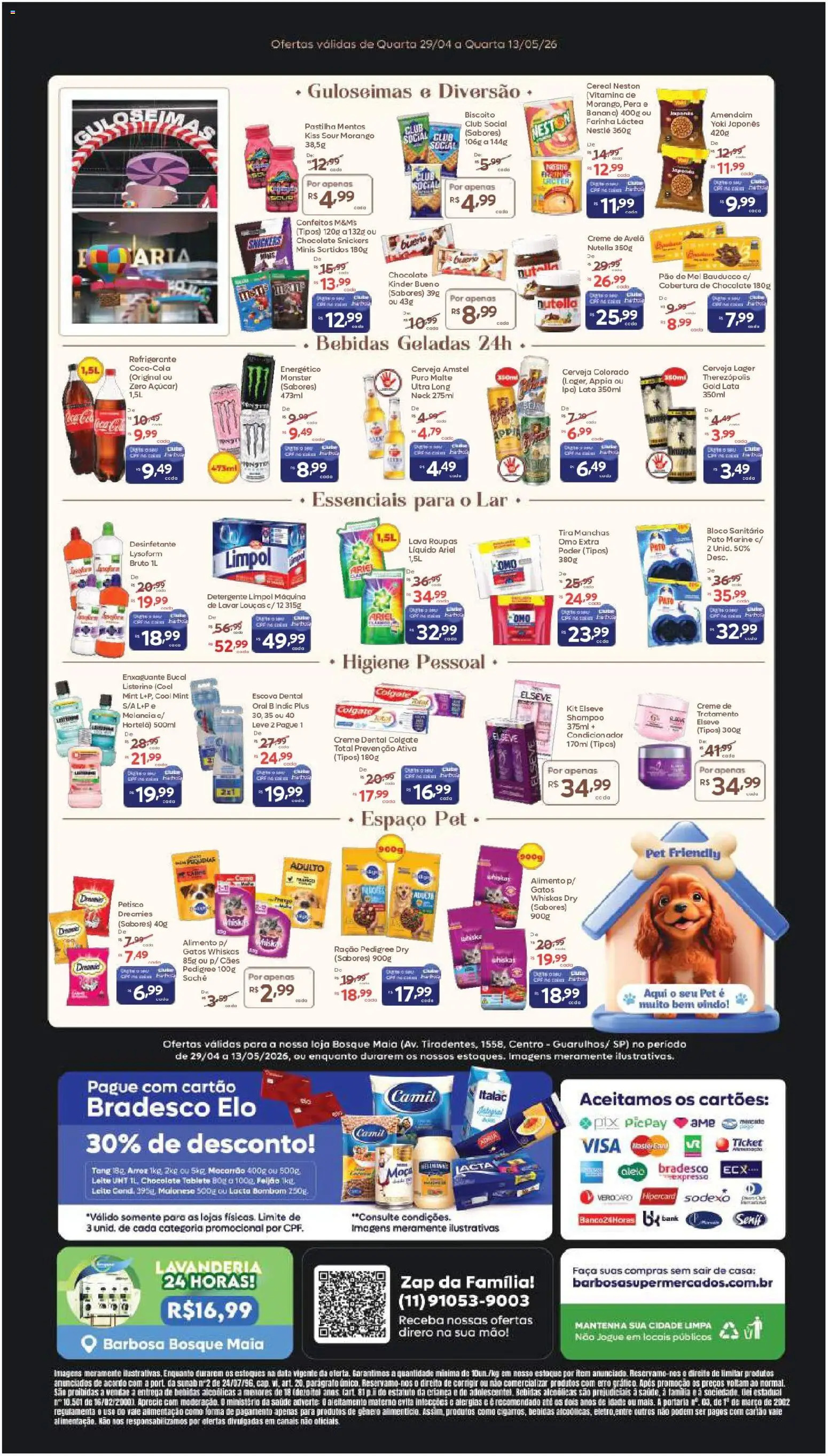Barbosa Supermercados Folheto - válido de 29.04.2026 | Página: 4 | Produtos: Condicionador, Creme, Maionese, Desinfetante