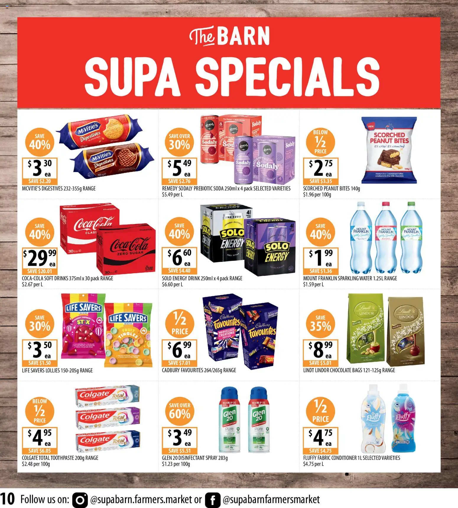 Supabarn catalogue - valid from 11.03.2026 | Page: 10 | Products: Conditioner, Lollies, Toothpaste, Sugar