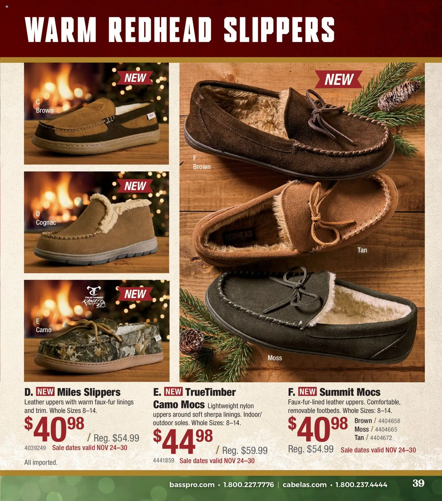 Cabela's Christmas Gift Guide 25 - valid from 01.11.2025 | Page: 39 | Products: Slippers