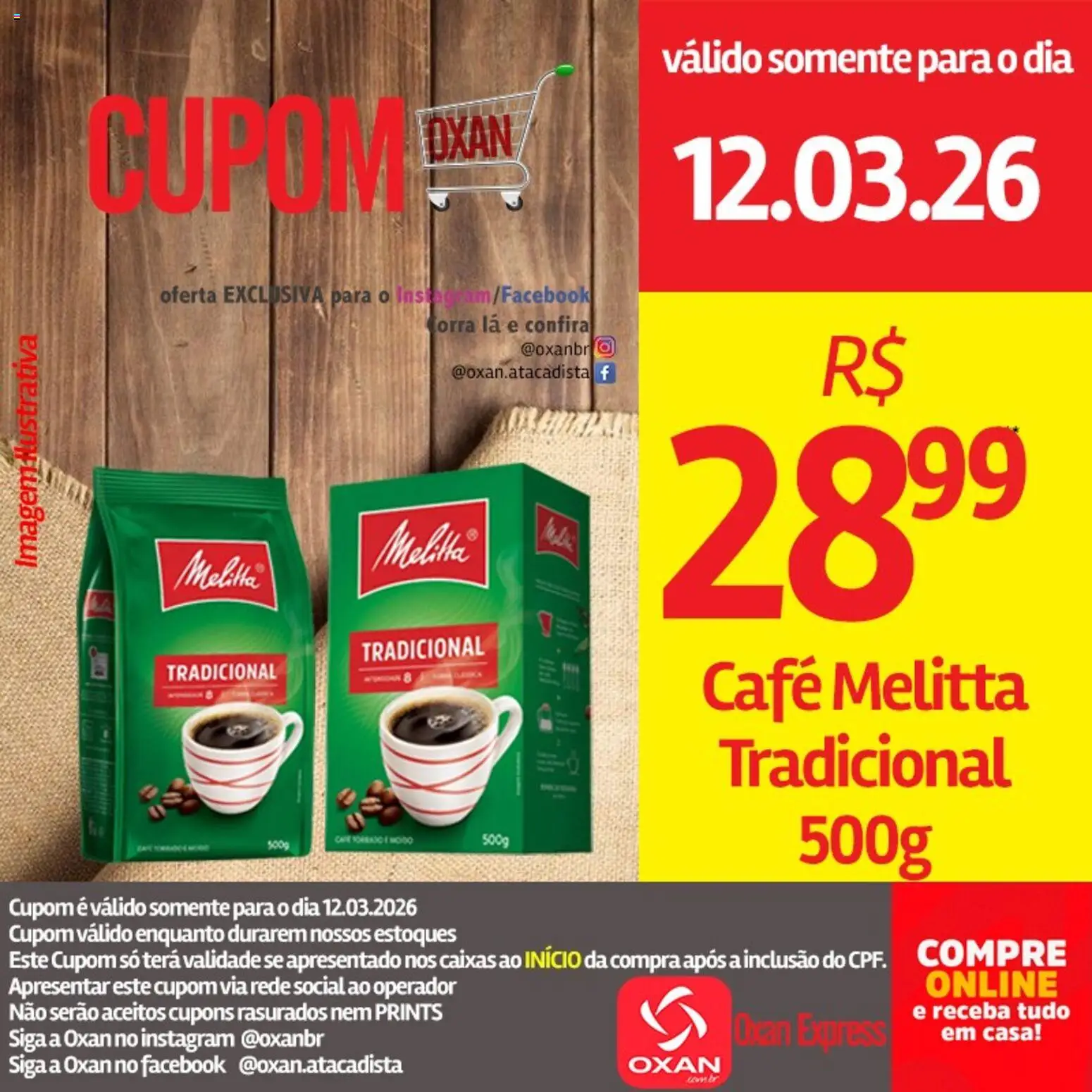 Oxan Atacadista Folheto - válido de 12.03.2026 | Página: 6 | Produtos: Café