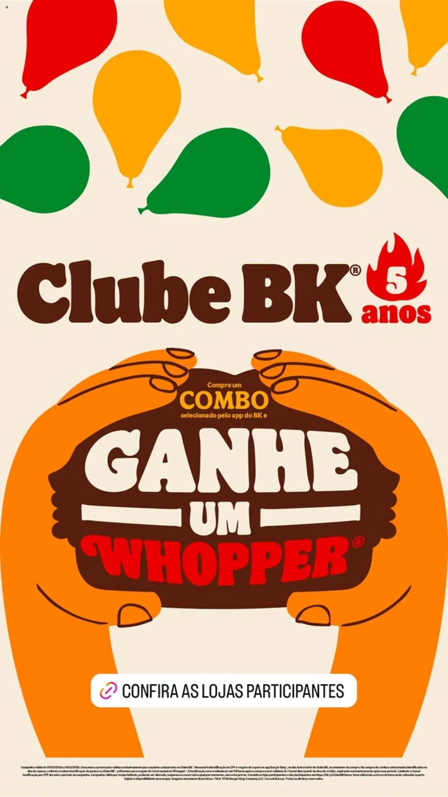 Burger King Folheto - válido de 10.03.2026 | Página: 1