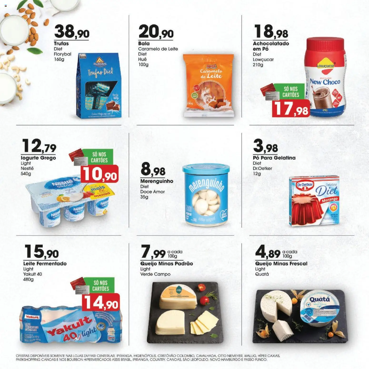 Zaffari Folheto - válido de 06.02.2026 | Página: 8 | Produtos: Achocolatado, Iogurte, Bourbon, Gelatina
