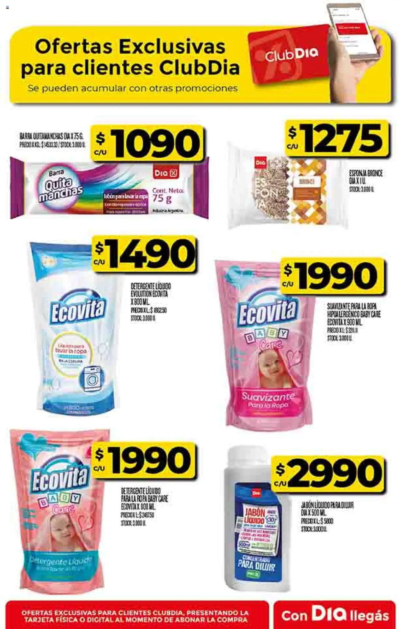 Supermercado DIA Ofertas │ válido desde el 13.08.2025 | Página: 50 | Productos: Jabón, Quitamanchas, Ropa, Suavizante