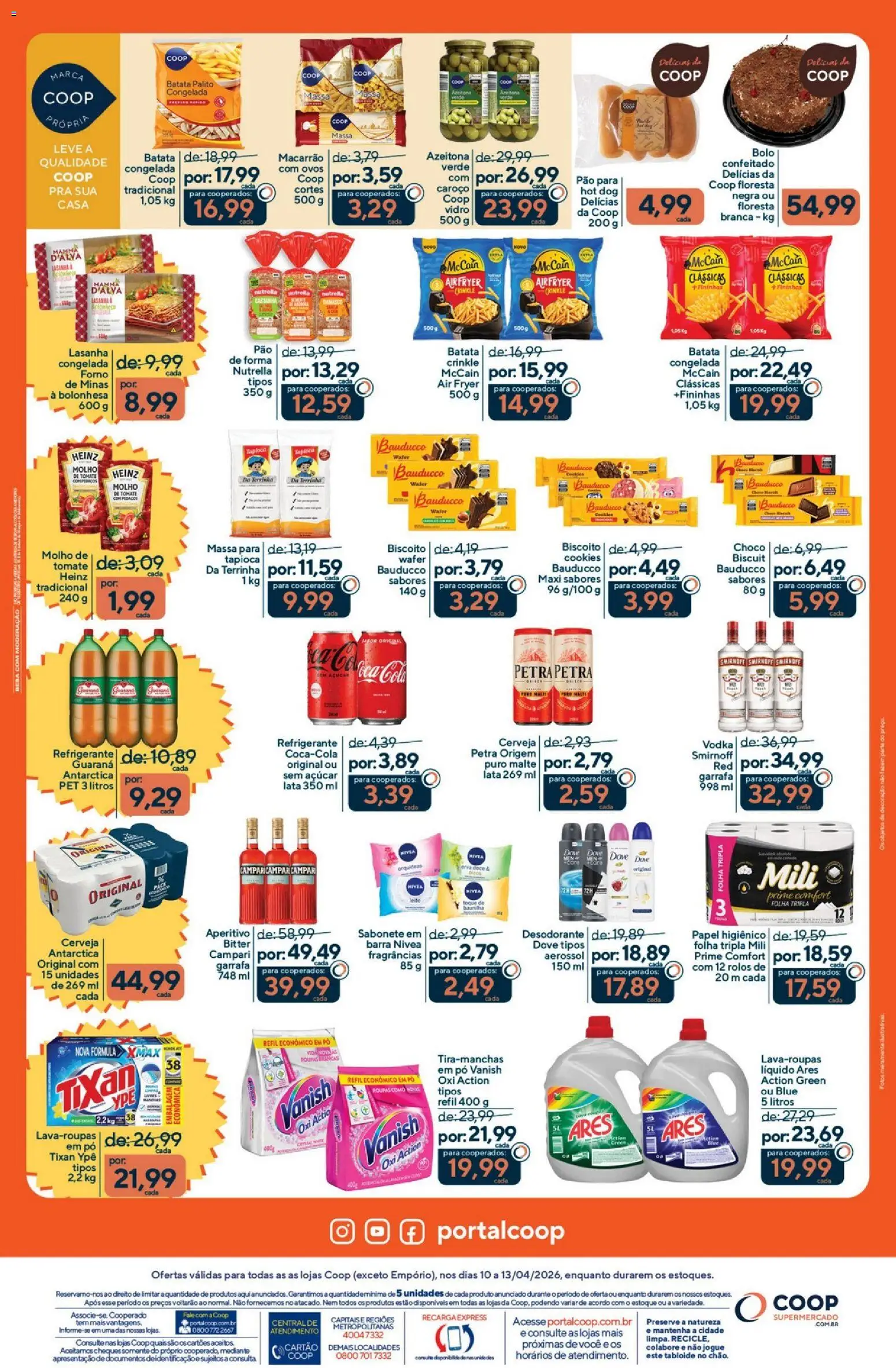 Coop Folheto - válido de 10.04.2026 | Página: 2 | Produtos: Guaraná, Air fryer, Cerveja, Lasanha