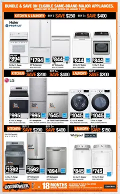 Preview of Home Depot weekly flyer / circulaire from shop Home Depot valid from 18.12.2025 | Page: 3