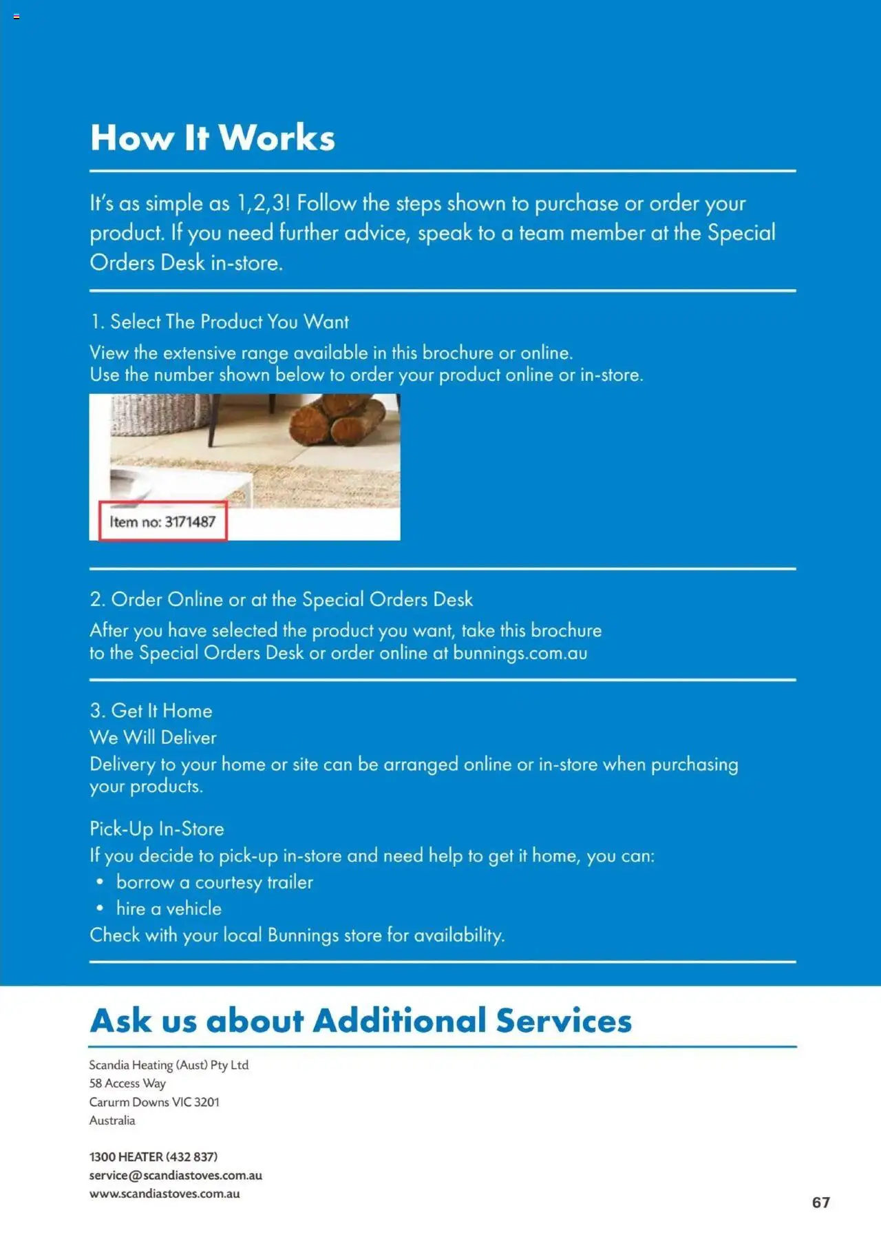 Bunnings Warehouse catalogue - valid from 31.03.2025 | Page: 67 | Products: Desk, Heater