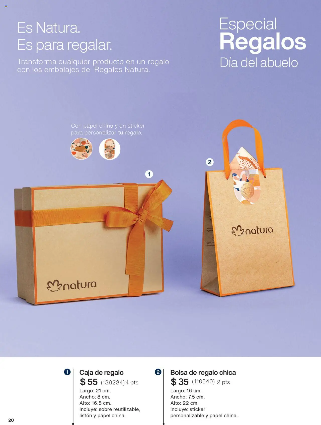 Nuevas ofertas de Natura válidas en toda la República Mexicana desde el 19.08.2025. ¡Encuentra las mejores ofertas en Natura - Especial Día del Abuelo! | Página: 13 | Productos: Bolsa, Caja, Sobre