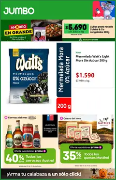 Jumbo ofertas  válido desde el 28.10.2025 | Página: 4 | Productos: Mermelada, Queso, Cerveza, Azucar