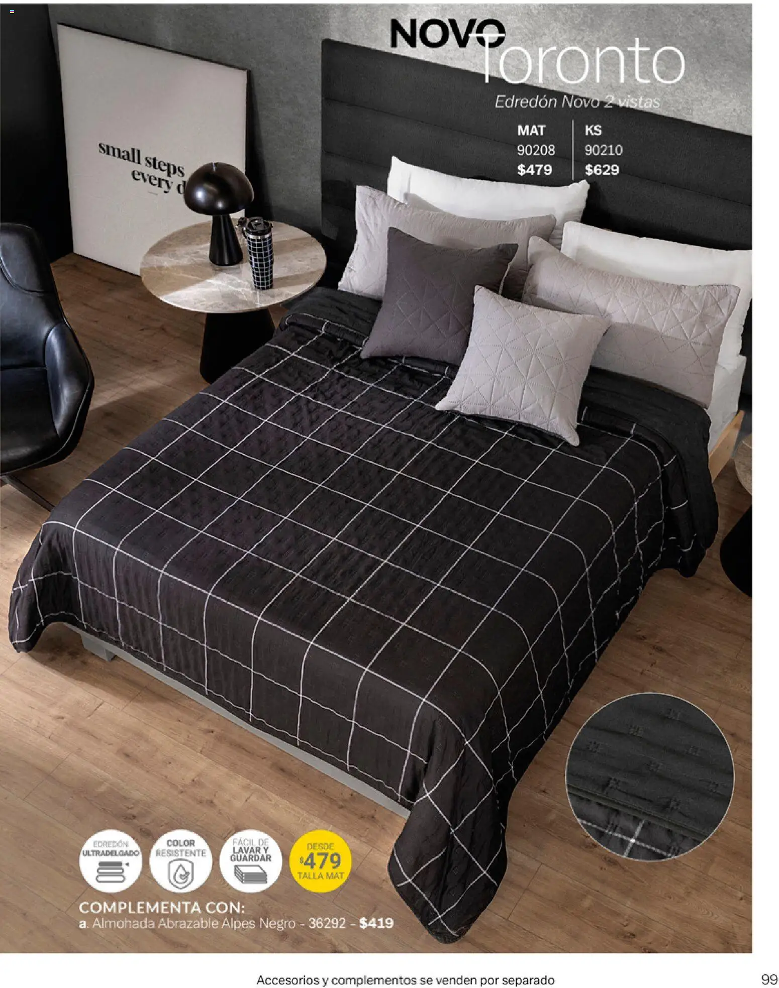 Nuevas ofertas de Vianney válidas en toda la República Mexicana desde el 06.03.2026. ¡Encuentra las mejores ofertas en Vianney catálogo Tu hogar, nuestra pasión! | Página: 101 | Productos: Almohada