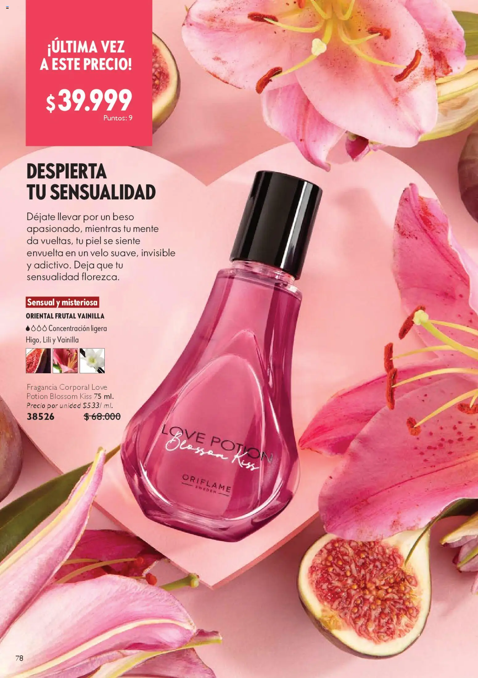 Oriflame revista - valida desde el 27.12.2025 | Página: 78 | Productos: Fragancia