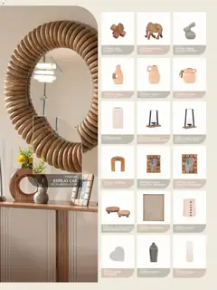 Muebles jamar - Catalogo de decoración -  Vista previa de la revista de la tienda Muebles jamar valido desde el 07.01.2026 | Página: 23 | Productos: Espejo, Jarrón, Cuadro, Café