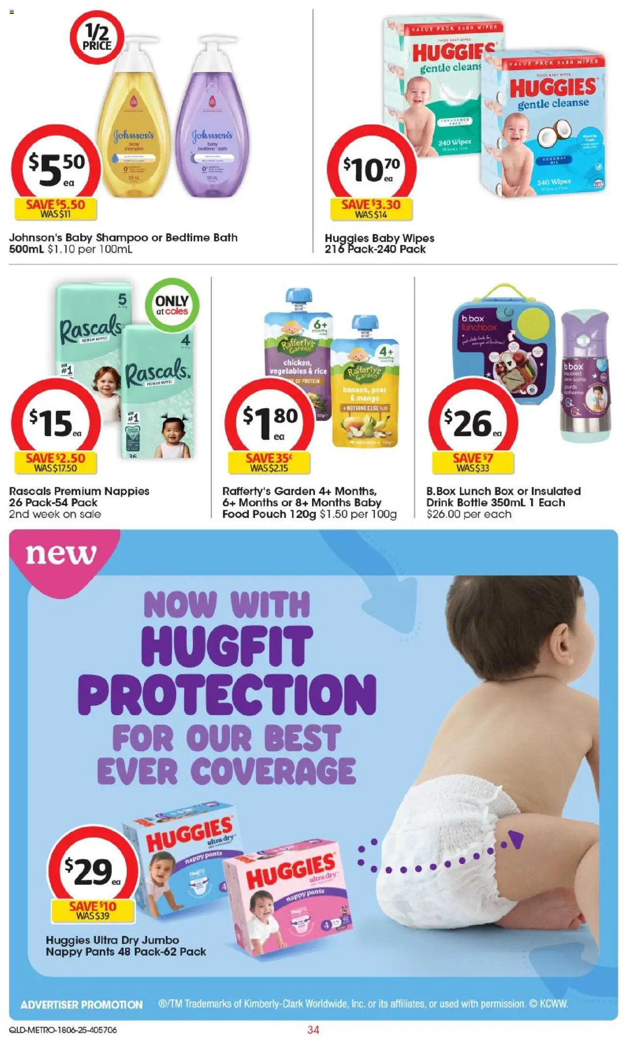 Coles catalogue - valid from 18.06.2025 | Page: 34 | Products: Box, Bath, Rice, Mango