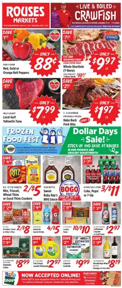 Preview of Rouses weekly ads valid from 25.03.2026