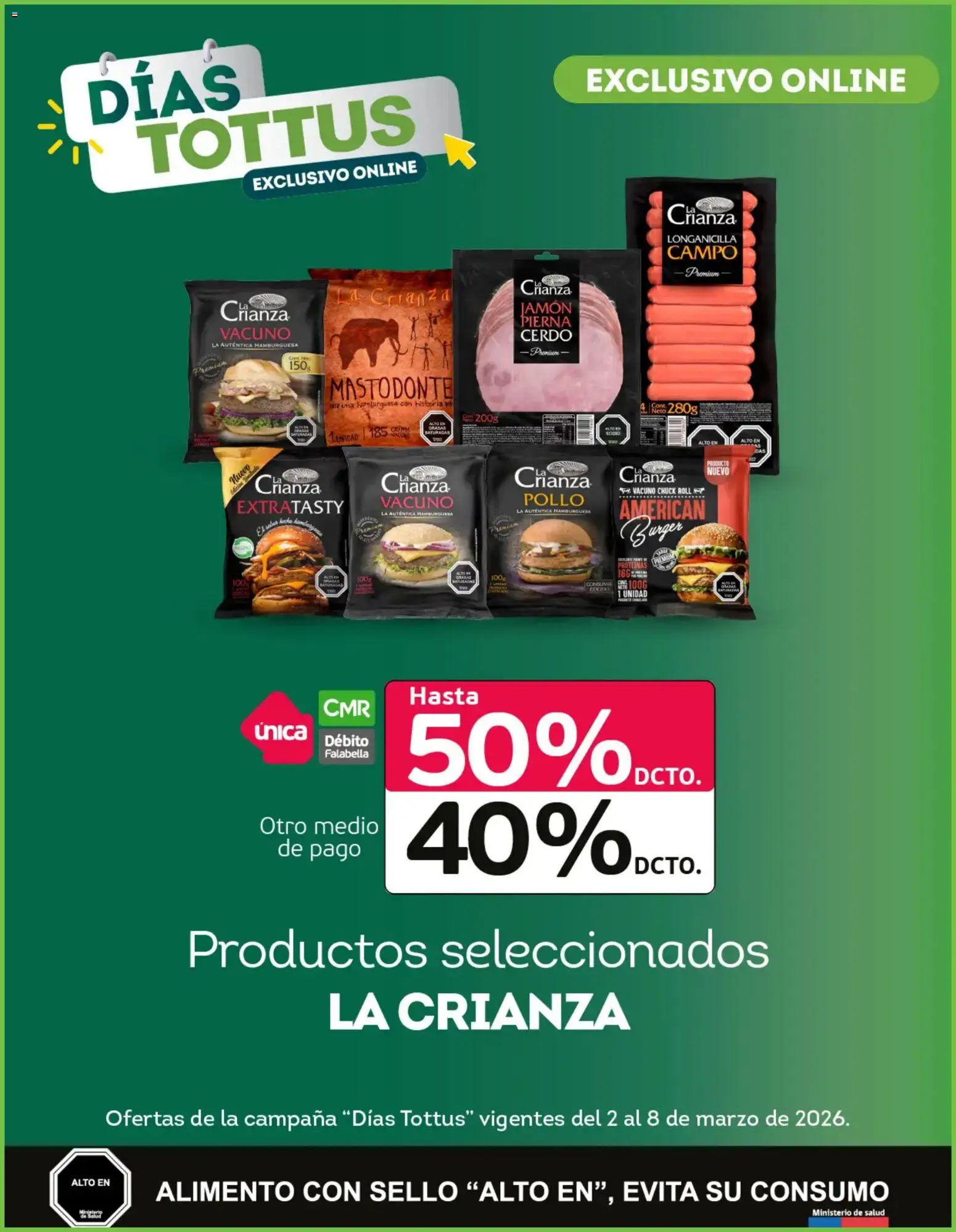 Tottus ofertas  │ válido desde el 02.03.2026 | Página: 5 | Productos: Huevo, Pollo, Jamón, Cerdo