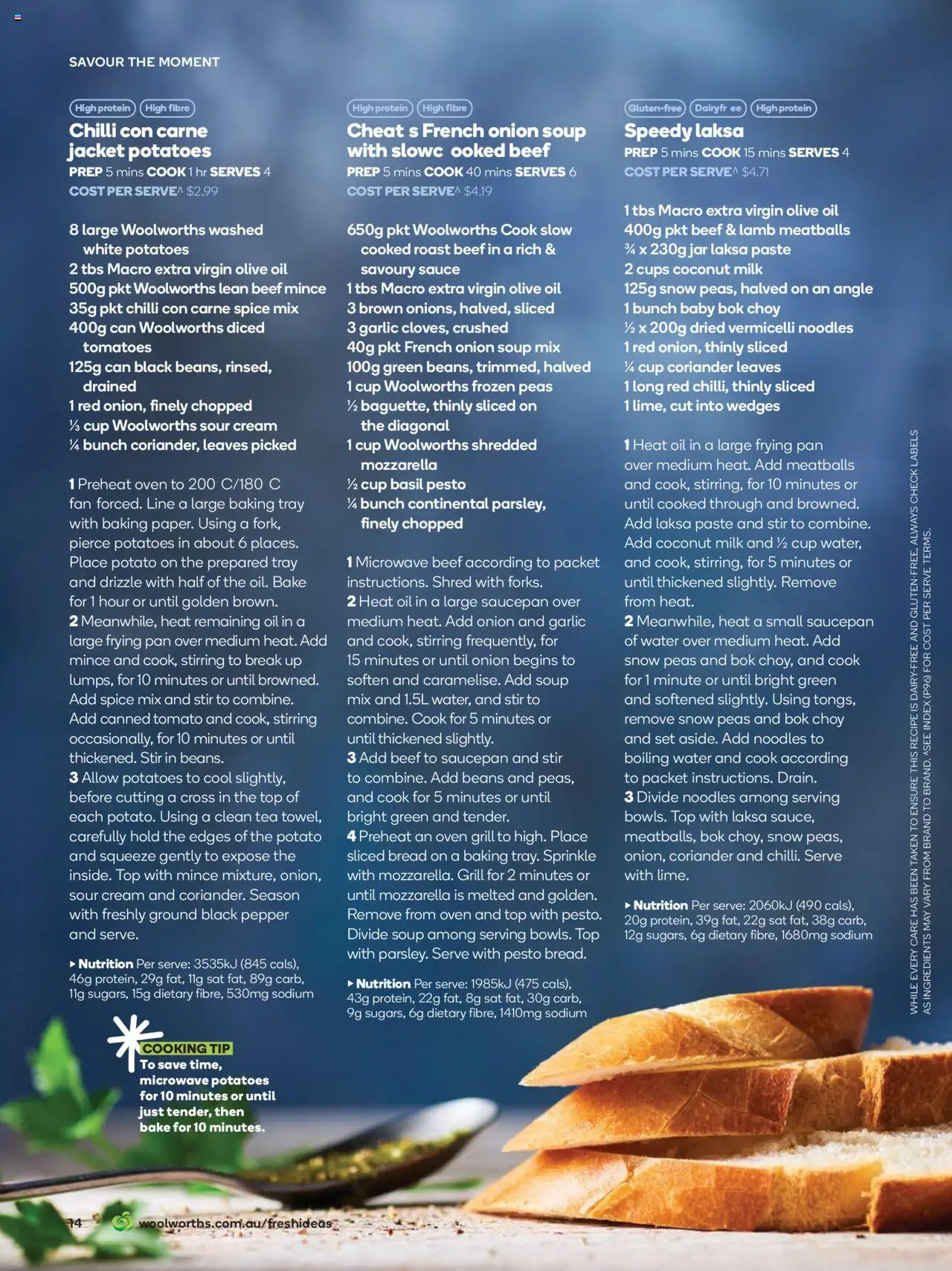 Woolworths catalogue - valid from 01.07.2025 | Page: 14 | Products: Tea, Sour cream, Olive oil, Potatoes