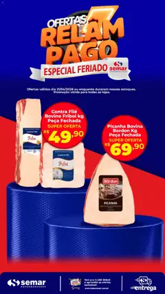 Semar Supermercado ofertas Feriado - Pré-Visualização do folheto da loja Semar Supermercado, válido de 21.04.2026