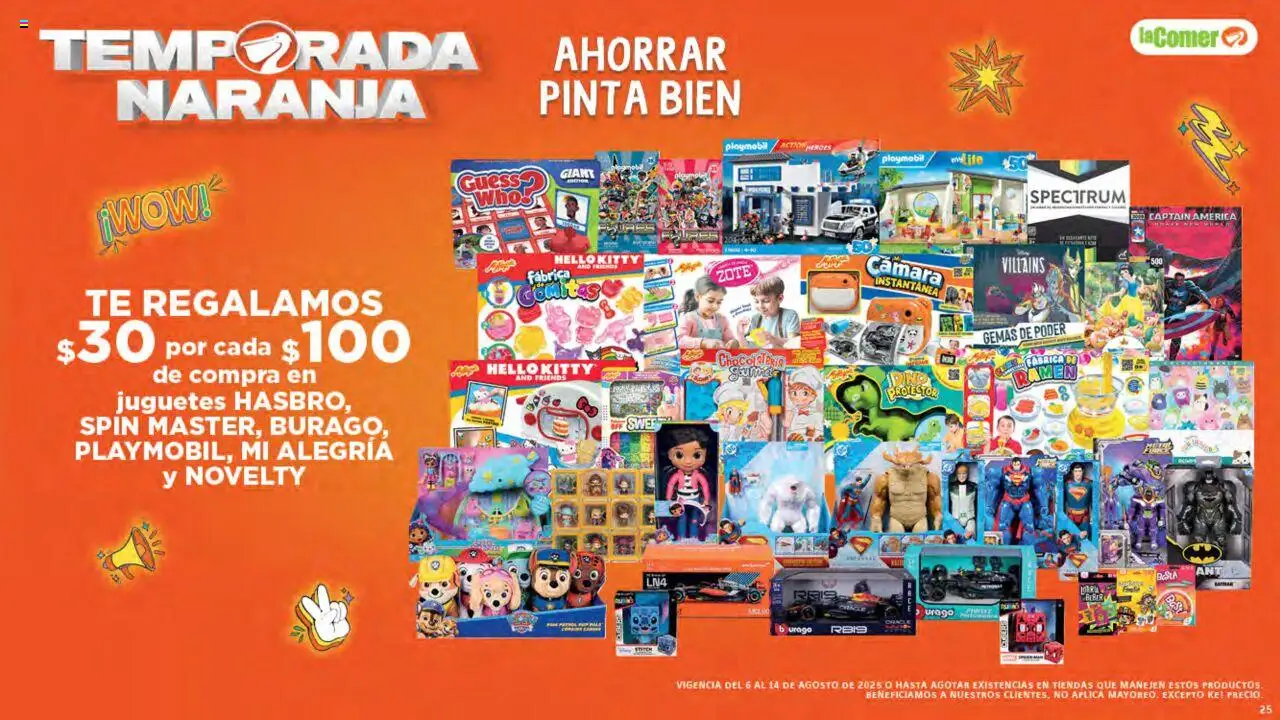 Nuevas ofertas de La Comer válidas en toda la República Mexicana desde el 06.08.2025. ¡Encuentra las mejores ofertas en La Comer - Folleto! | Página: 25 | Productos: Cámara, Té
