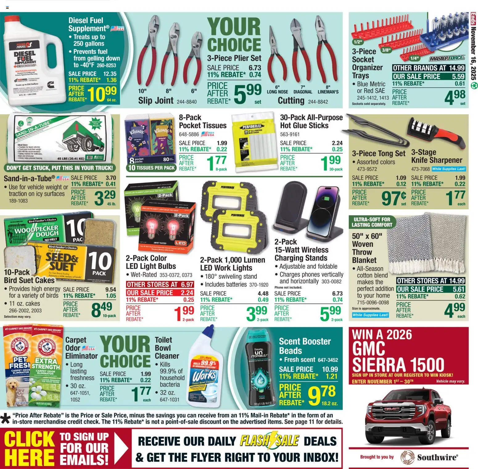Menards Weekly Ad - valid from 05.11.2025 | Page: 19 | Products: Bed, Plier, Carpet, Filament