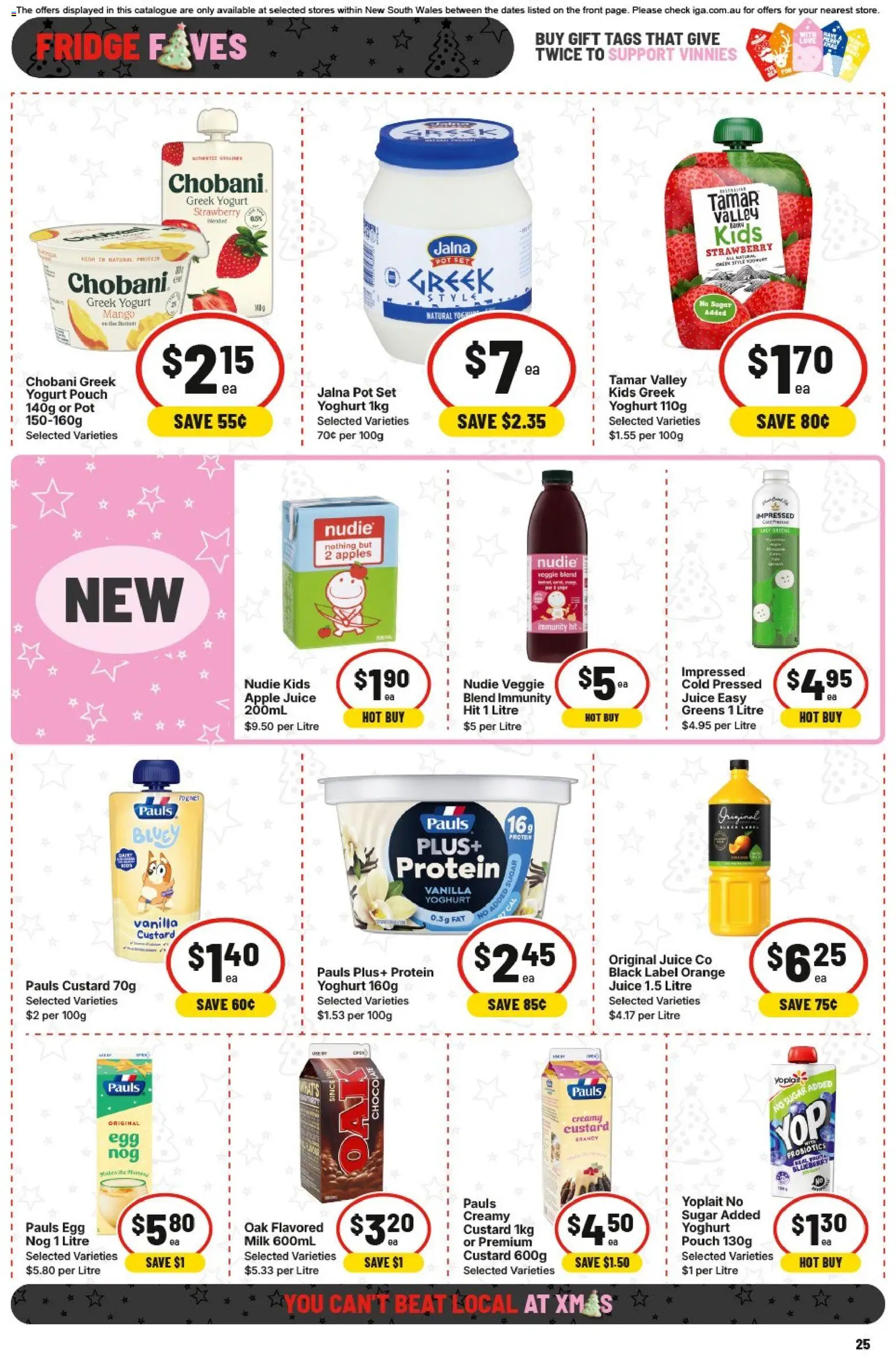 IGA catalogue - valid from 26.11.2025 | Page: 24 | Products: Milk, Chocolate, Apples, Mango