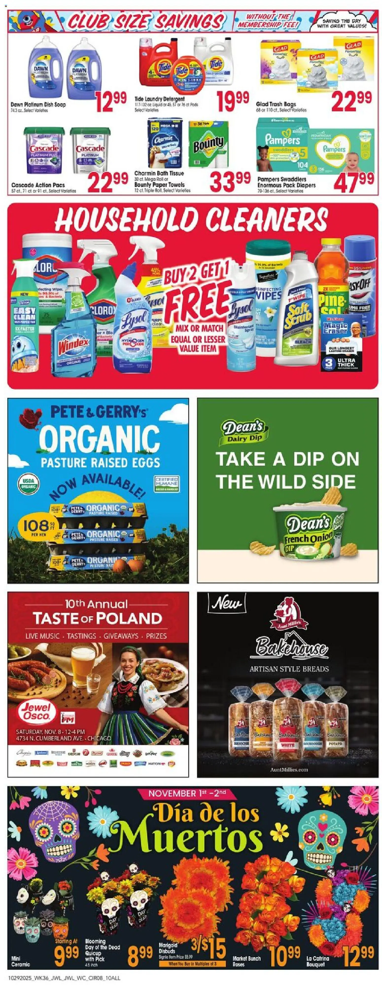 Jewel Osco Weekly Ad - valid from 29.10.2025 | Page: 8 | Products: Eraser, Bath, Soap, Onion